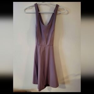 HALARA Mauve Sleeveless Midi Dress